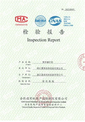 產(chǎn)品檢測(cè)報(bào)告HL100